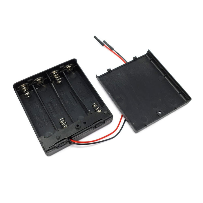 4 x AA Battery Holder with On/Off Switch by The Pi Hut - The Pi Hut