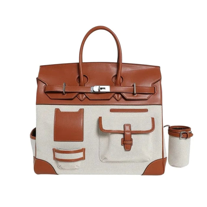 40cm Men's Canvas Travel Bag Travellers Hat Boutique