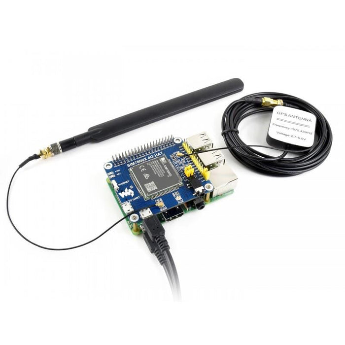 4G HAT for Raspberry Pi - LTE Cat-4/3G/2G with GNSS Positioning by Waveshare - The Pi Hut
