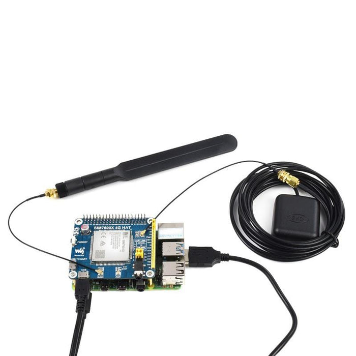 4G HAT for Raspberry Pi - LTE Cat-4/3G/2G with GNSS Positioning by Waveshare - The Pi Hut