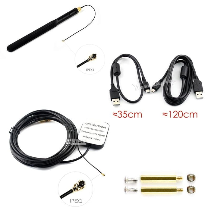 4G HAT for Raspberry Pi - LTE Cat-4/3G/2G with GNSS Positioning by Waveshare - The Pi Hut