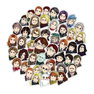 50pcs Different Images of Harry Potter Stickers