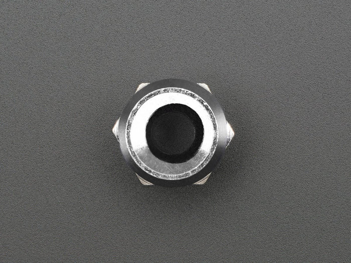 5mm Chromed Metal Wide Concave Bevel LED Holder - Pack of 5 by The Pi Hut - The Pi Hut