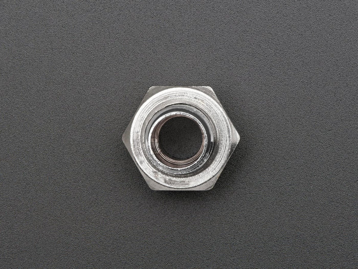 5mm Chromed Metal Wide Convex Bevel LED Holder - Pack of 5 by The Pi Hut - The Pi Hut