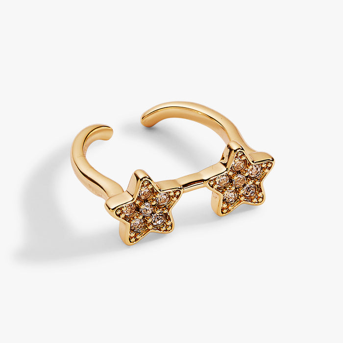 70s Star Glasses Ring