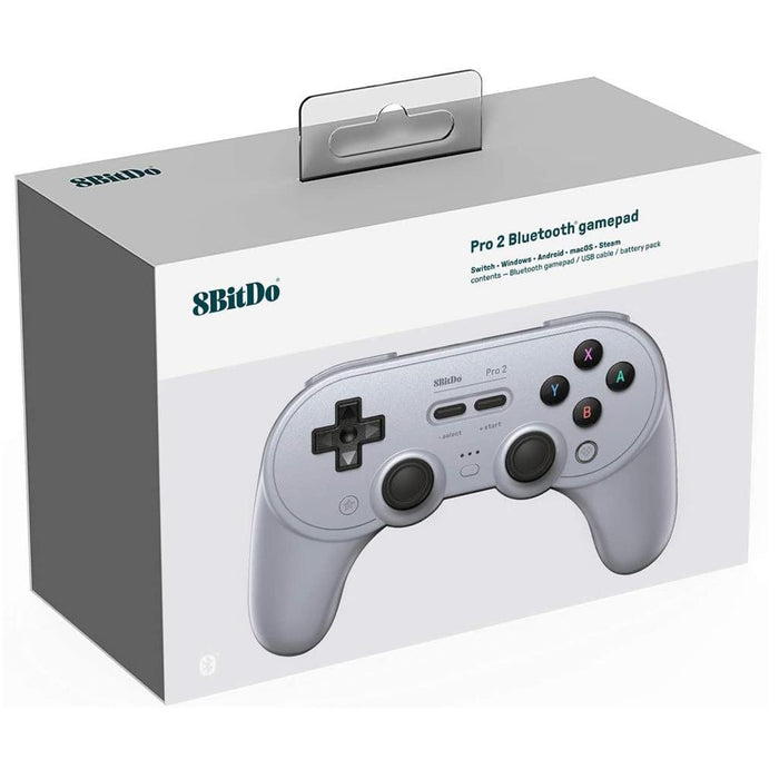 8BitDo Pro 2 Bluetooth Controller - Grey Edition [Discontinued] by 8BitDo - The Pi Hut