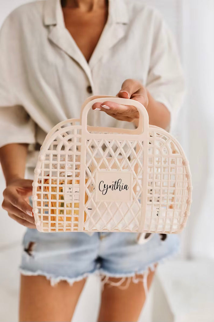 Personalized Jelly Basket - Travellers Hat Boutique