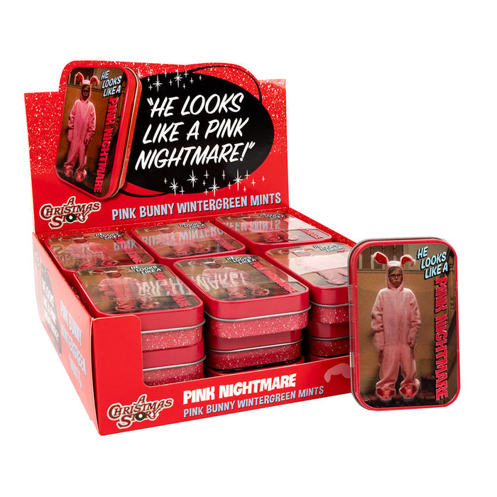 A Christmas Story Pink Nightmare Candy Tin - 18 Count