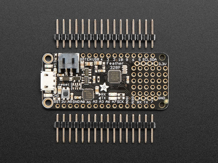 Adafruit Feather 328P - Atmega328P 3.3V @ 8 MHz by Adafruit - The Pi Hut