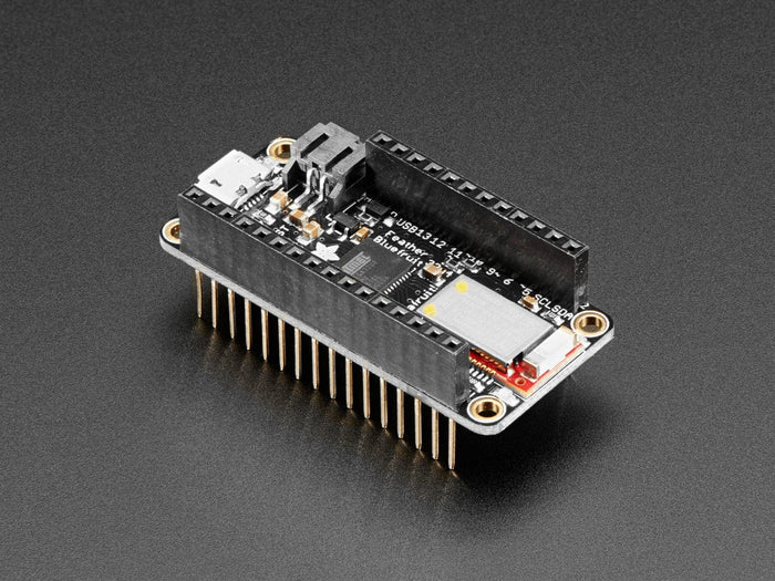 Adafruit Feather 32u4 Bluefruit LE with Stacking Headers (Assembled) by Adafruit - The Pi Hut