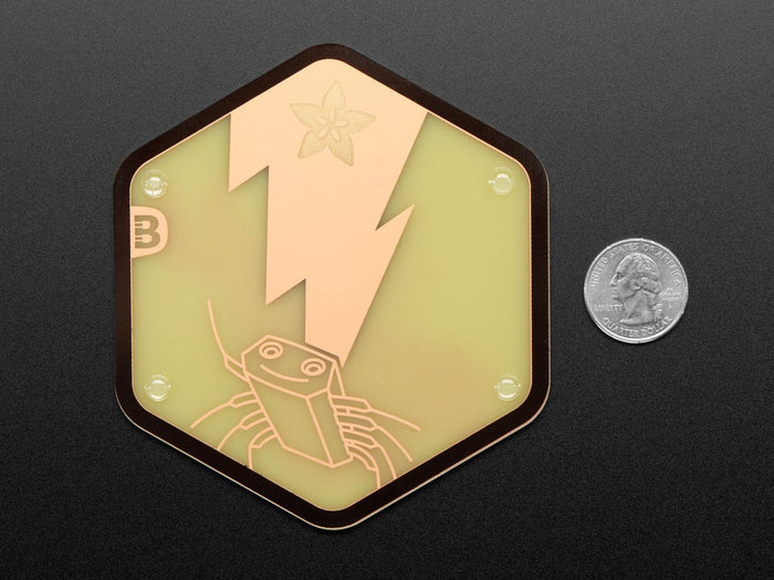 Adafruit PCB Coaster - Hans + Adabot [Discontinued] by Adafruit - The Pi Hut