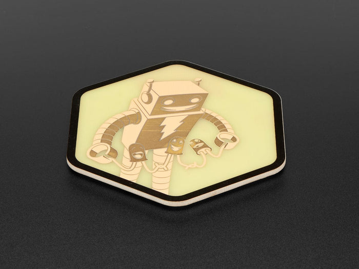 Adafruit PCB Coaster - LEDs + Adabot [Discontinued] by Adafruit - The Pi Hut