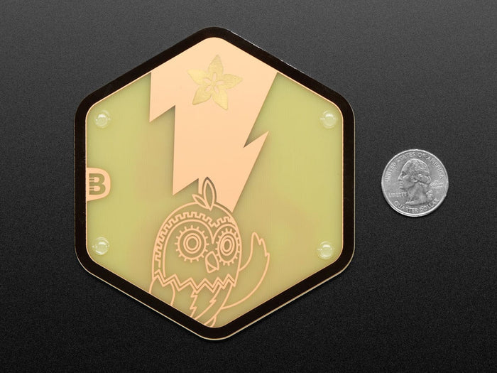 Adafruit PCB Coaster - Minerva + Adabot [Discontinued] by Adafruit - The Pi Hut