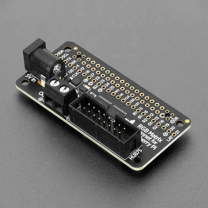 Adafruit RGB Matrix Bonnet for Raspberry Pi by Adafruit - The Pi Hut