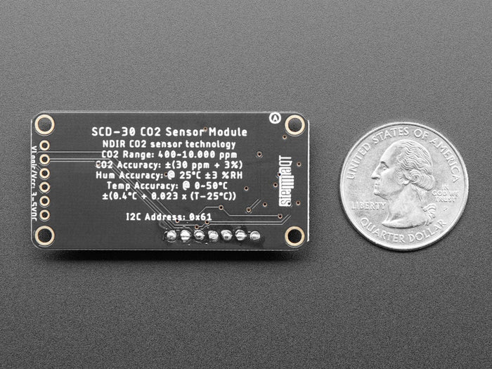 Adafruit SCD-30 - NDIR CO2 Temperature and Humidity Sensor (STEMMA QT / Qwiic) by Adafruit - The Pi Hut