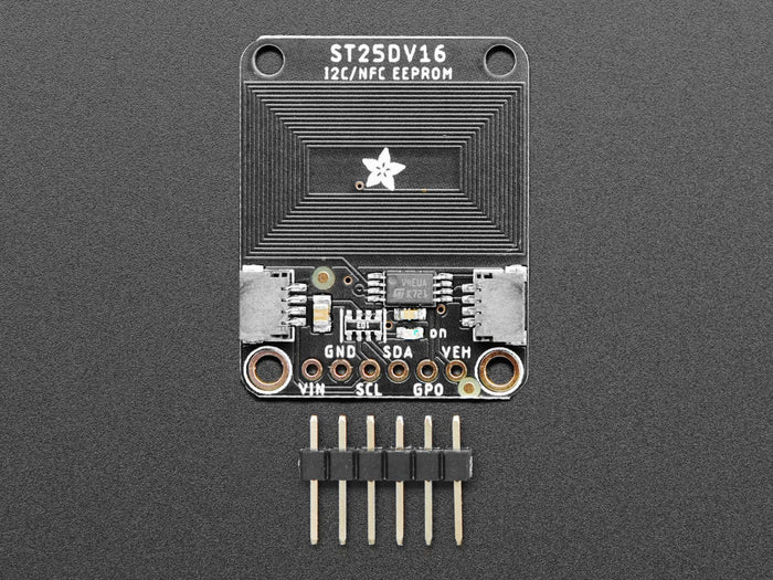 Adafruit ST25DV16K I2C RFID EEPROM Breakout - STEMMA QT / Qwiic by Adafruit - The Pi Hut