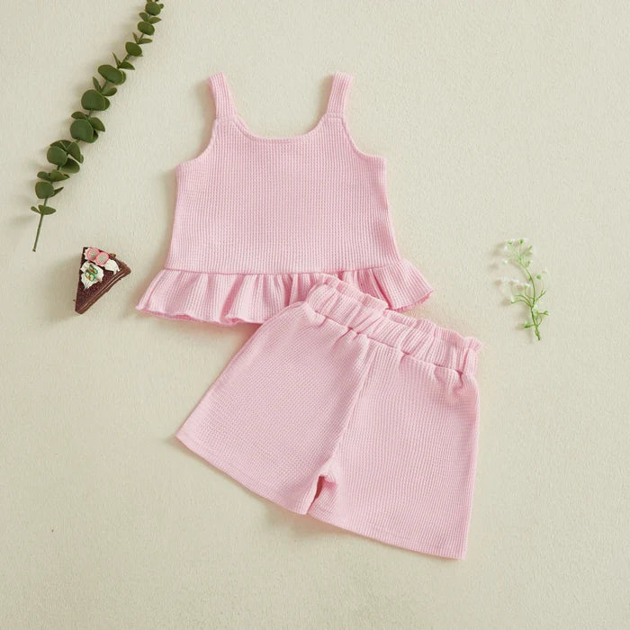 ADELINE Waffle Knit Summer Outfit
