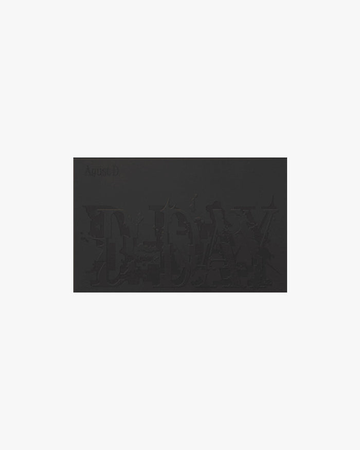 AGUST D (SUGA of BTS) 'D-DAY' (2 Versions)
