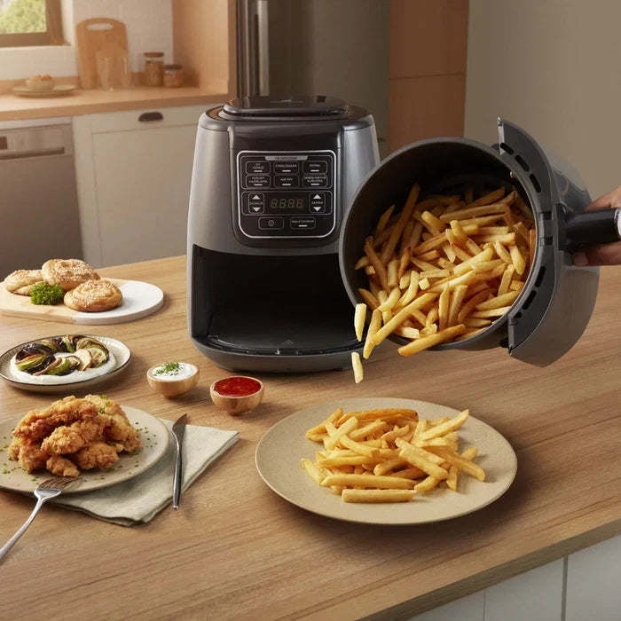 Airfryer Karaca Air Cook XL 2 en 1, blanc lumineux
