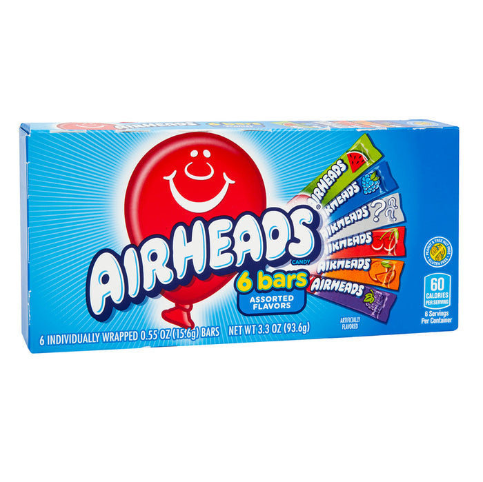 Airheads Assorted Chewy Candy Theater Box - 12 Count