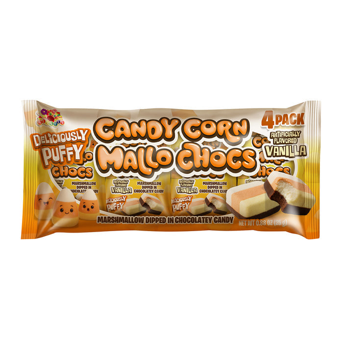 Albert's Candies Candy Corn Mallow Chocolate Candy - 24 Count