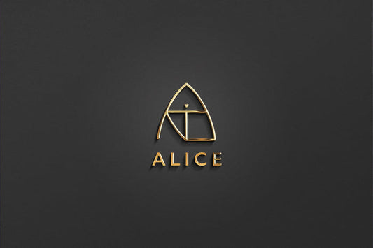 ALICE - Name Logo Design | Instant Download | Premade Logo | Minimalist Design