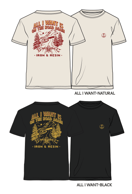 All I Want Tee - Iron & Resin