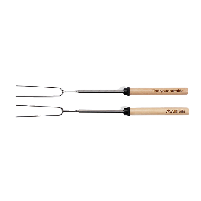 AllTrails Campfire Roasting Skewers - 2 Pack Camp Kitchen AllTrails Gear Shop