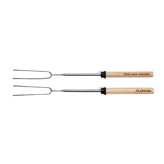 AllTrails Campfire Roasting Skewers - 2 Pack Camp Kitchen AllTrails Gear Shop