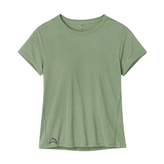 AllTrails × Stio Women's Divide Short Sleeve Tee - Sage Flats Heather Tees Stio