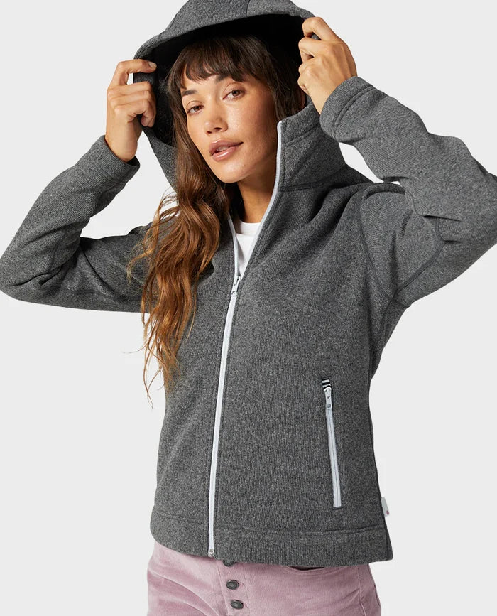 AllTrails × Stio Women's Sweetwater Fleece Full Zip - Abyss Heather Employee Gift 2024 Stio