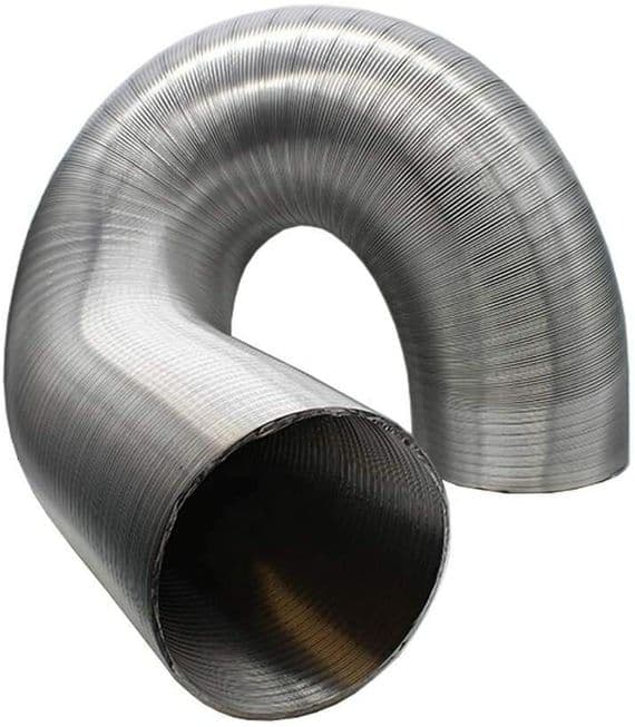 Aluminium Tumble Dryer Vent Hose Ducting Pipe 3 Meter 102mm 4" Inch Diameter