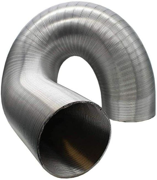 Aluminium Tumble Dryer Vent Hose Ducting Pipe 3 Meter 102mm 4" Inch Diameter