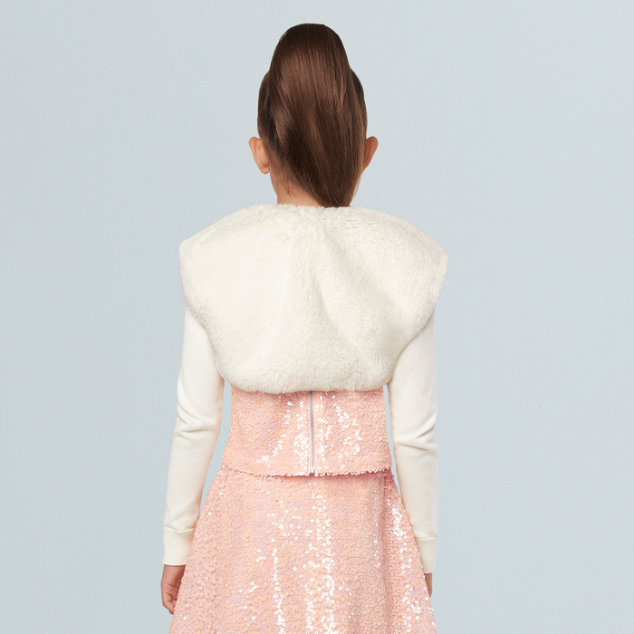 American Girl® x Something Navy Frosty Faux-Fur Shrug for Girls