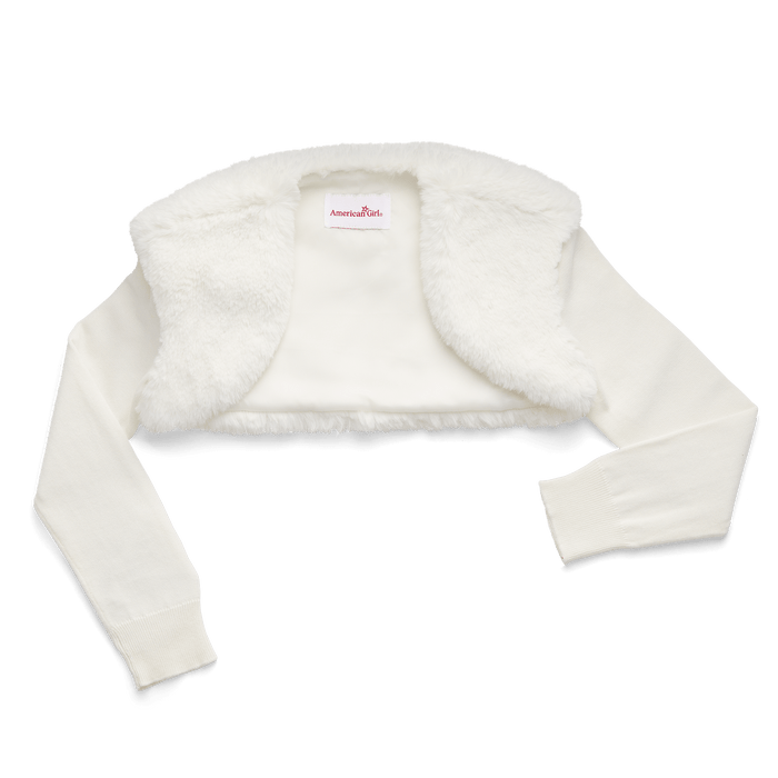American Girl® x Something Navy Frosty Faux-Fur Shrug for Girls