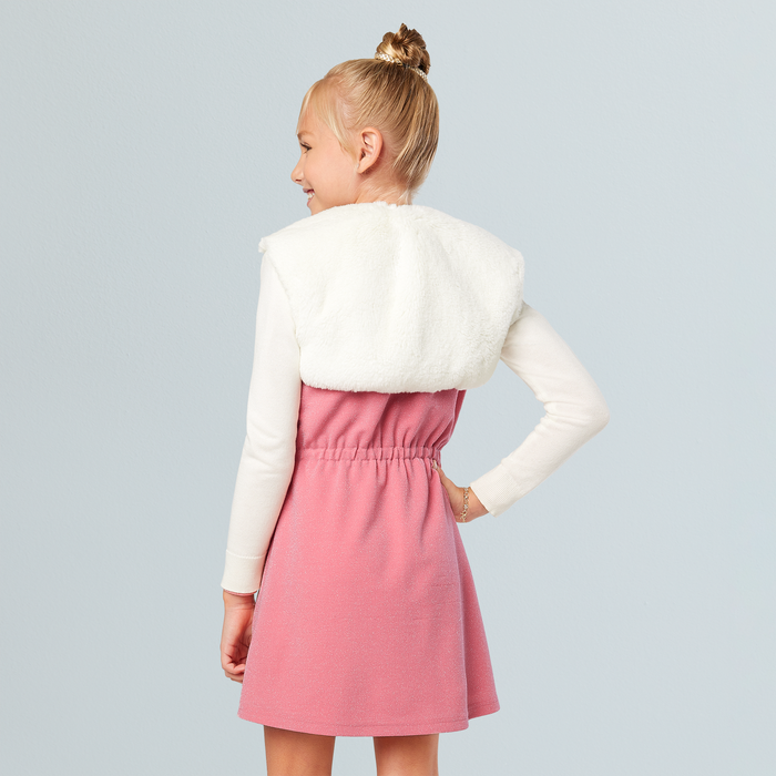 American Girl® x Something Navy Frosty Faux-Fur Shrug for Girls