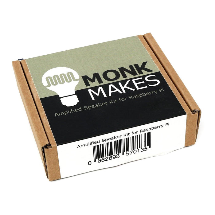 Amplified Speaker Kit for Raspberry Pi [Discontinued] by Monk Makes - The Pi Hut