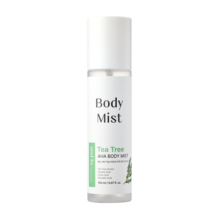 and by mixsoon Tea Tree AHA Body Mist