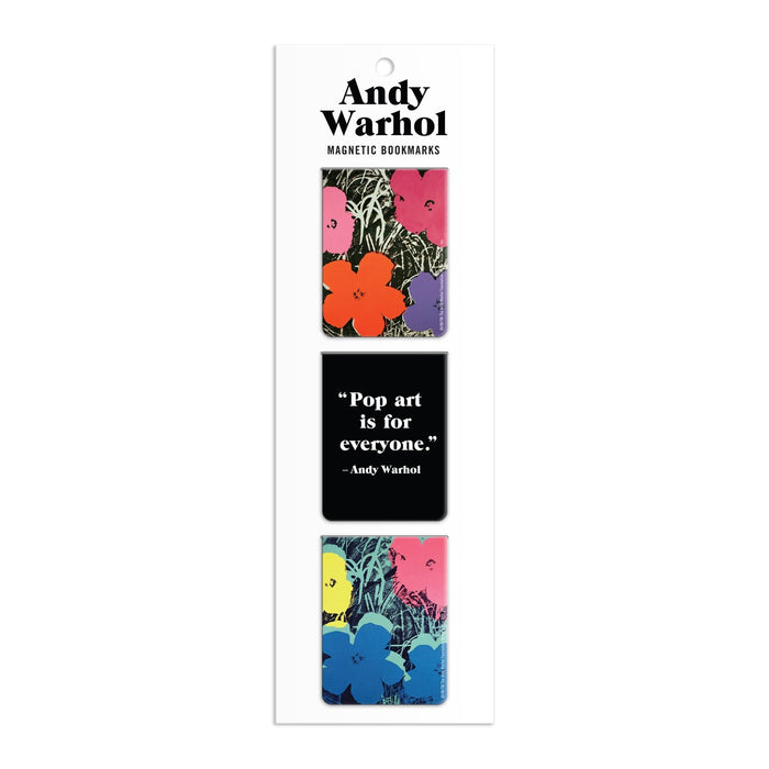 Andy Warhol Flowers Magnetic Bookmarks Andy Warhol