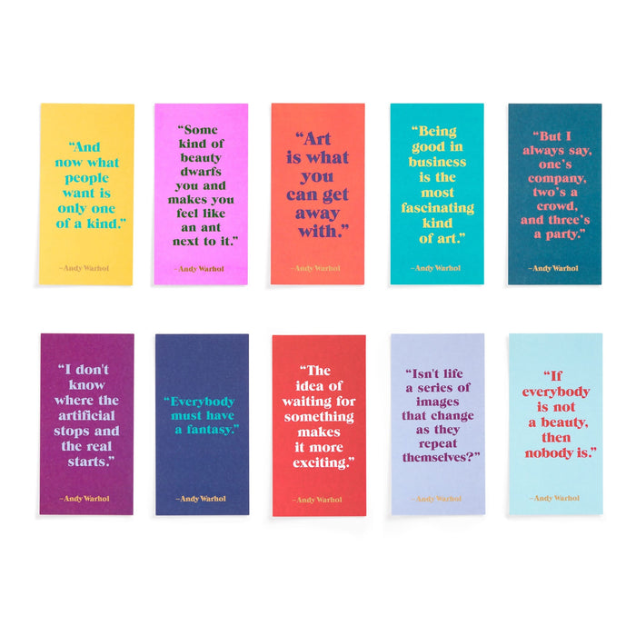 Andy Warhol Philosophy Correspondence Cards Andy Warhol