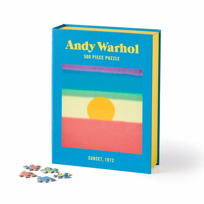 Andy Warhol Sunset 500 Piece Book Puzzle Andy Warhol