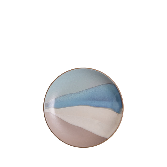 Annual Edition Salad Plate in Aqua Landscape