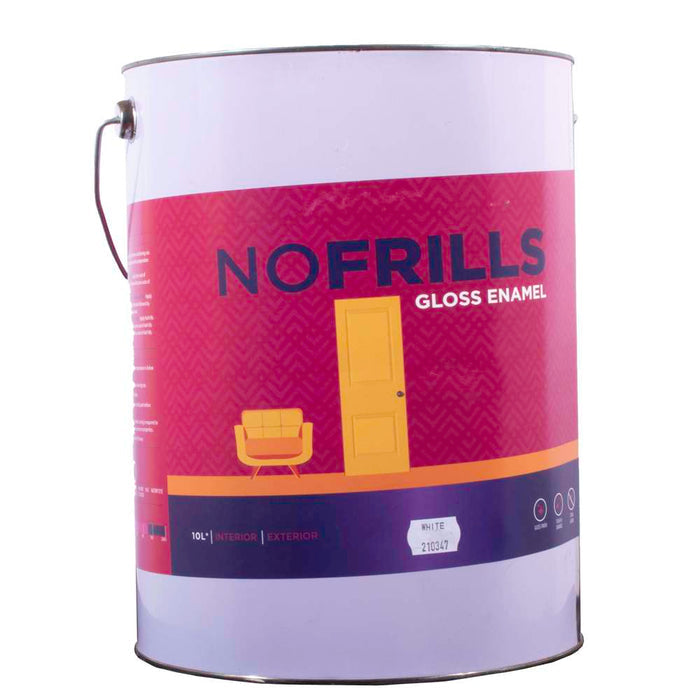 Apco No Frills Gloss Enamel White 10L **