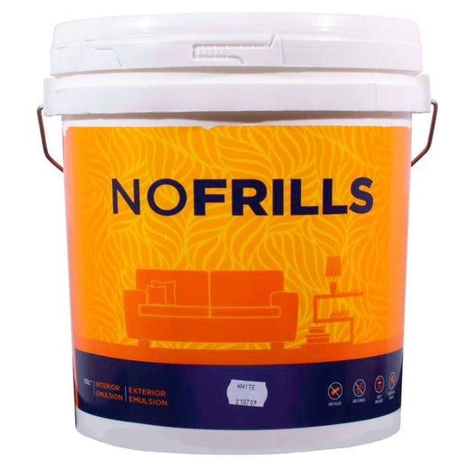 Apco No Frills Semi Gloss Acrylic White 10L **