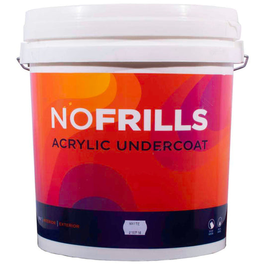 Apco No Frills Undercoat Matt Acrylic White 10L