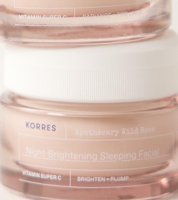 Apothecary Wild Rose Brightening Sleeping Facial Duo (Value $110) Skincare Kits Korres