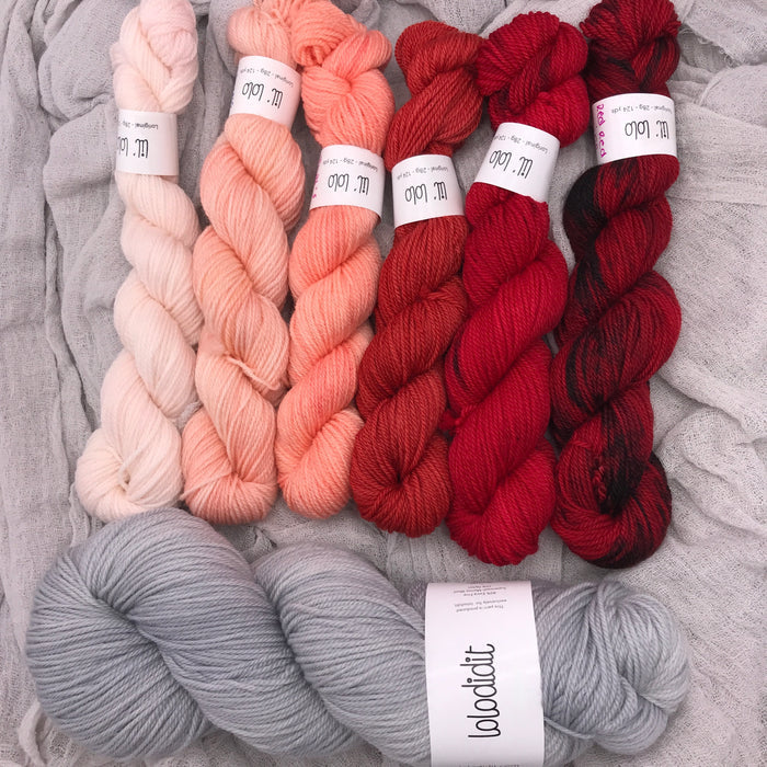Around Every Corner Shawl by Tellybean Knits - KIT