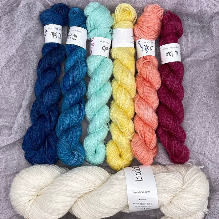 Around Every Corner Shawl by Tellybean Knits - KIT