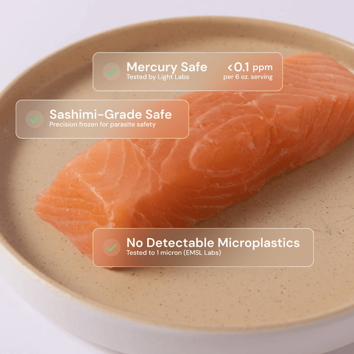 Atlantic Salmon | Skin-Off, Sushi-Grade Portions - SEATOPIA