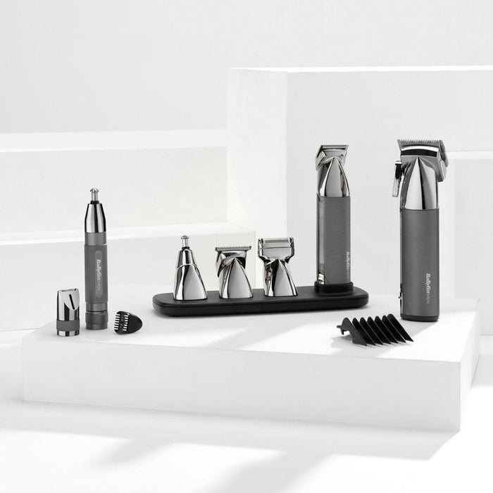 BaByliss Men Super X Metal Series Cordless Nose, Ear And Eyebrow Trimmer | 7066U (7151264432316)